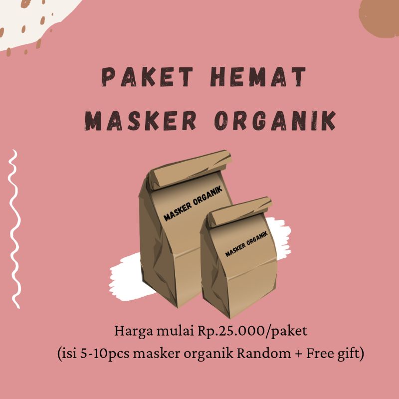 Paket Hemat Masker Organik