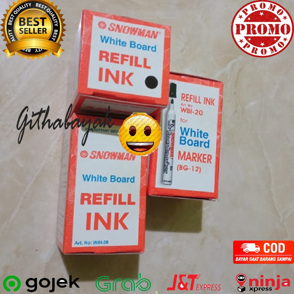 

GB - SNOWMAN Tinta Refill Spidol WBI-20