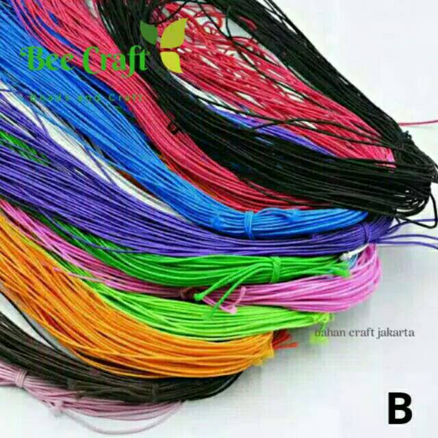 Bahan gelang tali gelang elastis super kuat Membuat Gelang
