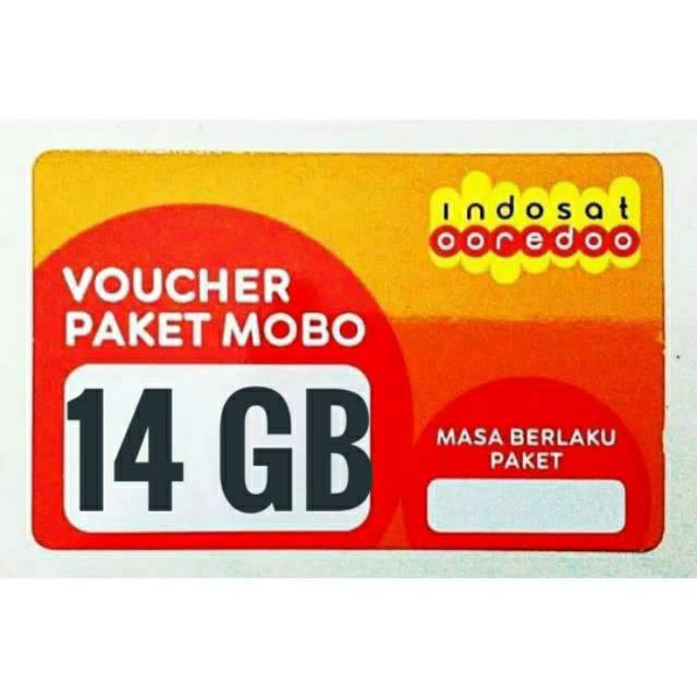 Voucher Indosat 14 gb freedom exp juni 2020