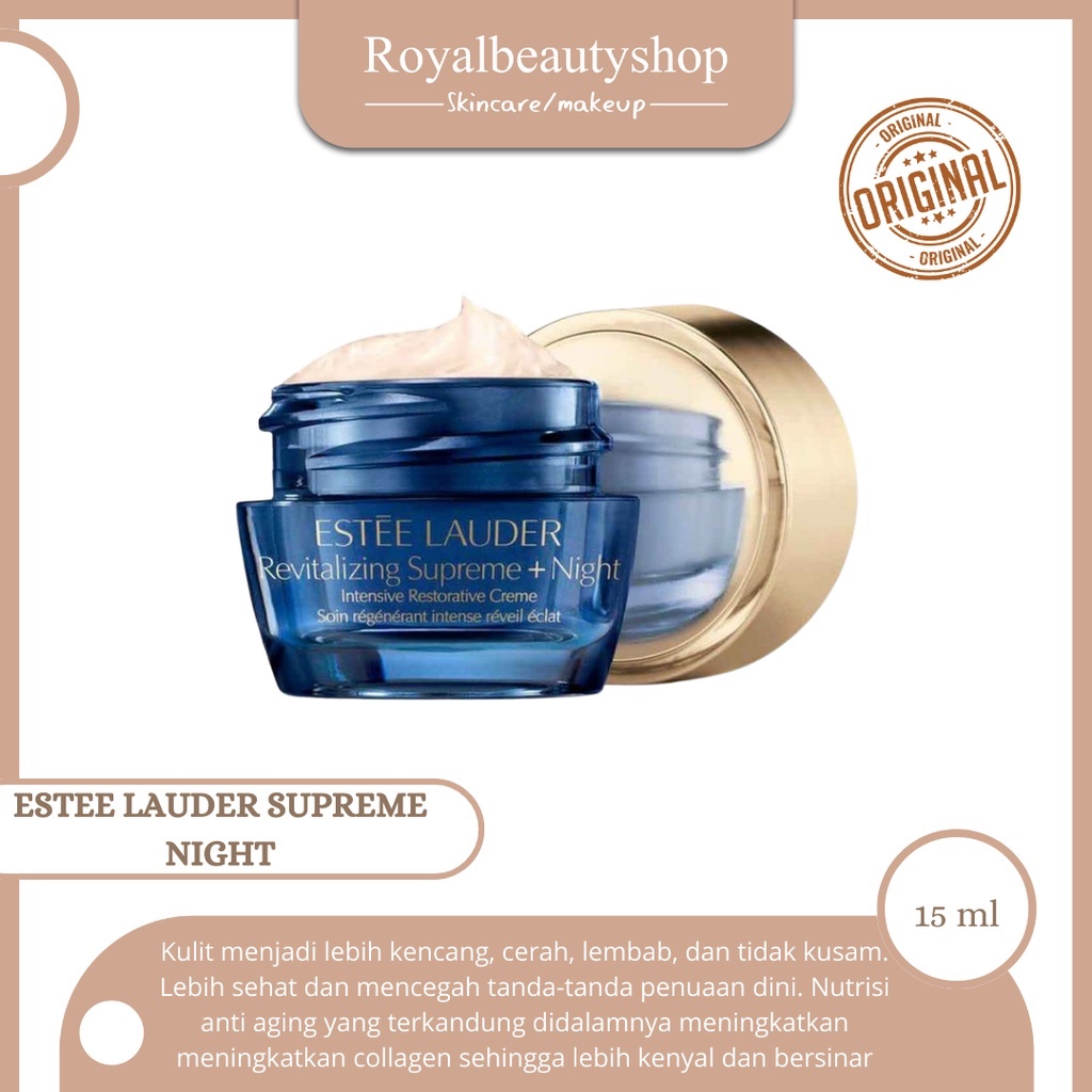 Estee Lauder Revitalizing Supreme+ Night instant restorative Cream