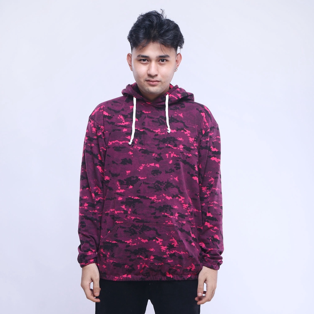 Heyho Hoodie Pullover Army Purple Hood Default