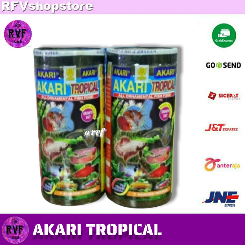 akari TROPICAL makanan pakan pelet ikan hias kecil aquarium aquascape