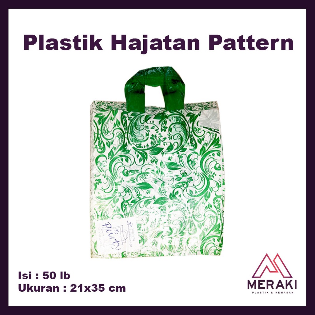 

Plastik Hajatan Pesta Goodie Bag Corak 21x35 cm