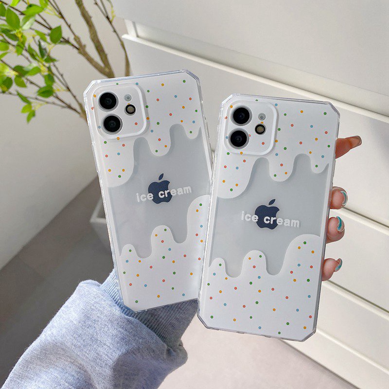 Colorful Point ICE Cream Soft Case OPPO Reno 5 6 Reno4 F 5F Realme 7i C17 8 9 Pro + Plus 8i 9i C11 C20 C20A C21 C15 C12 Narzo 20 C25