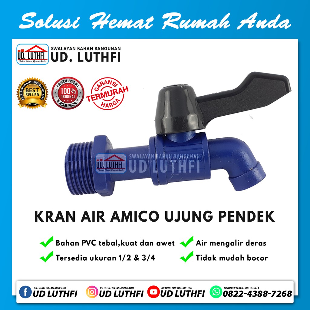 KRAN AMICO PVC UJUNG PANJANG