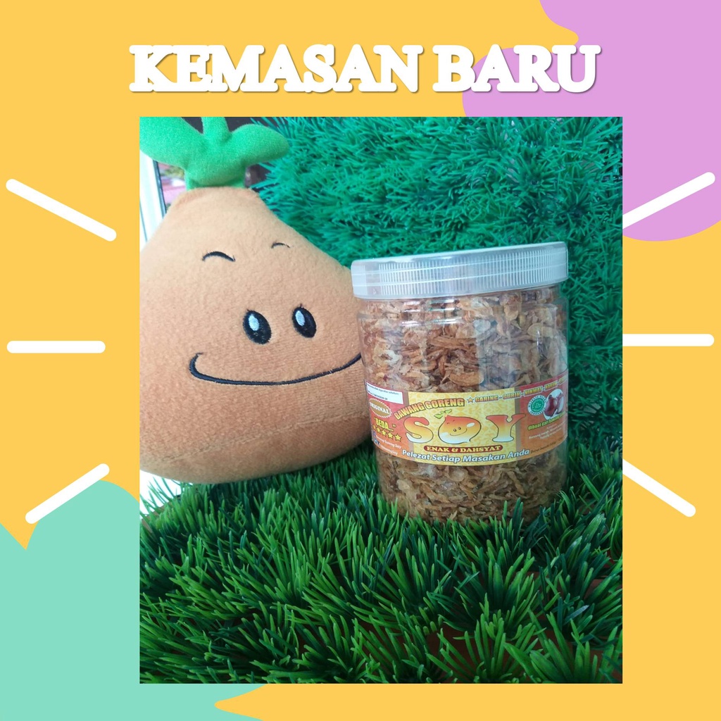 

Bawang Goreng Soy Kemasan L (BESAR) 250 GRAM