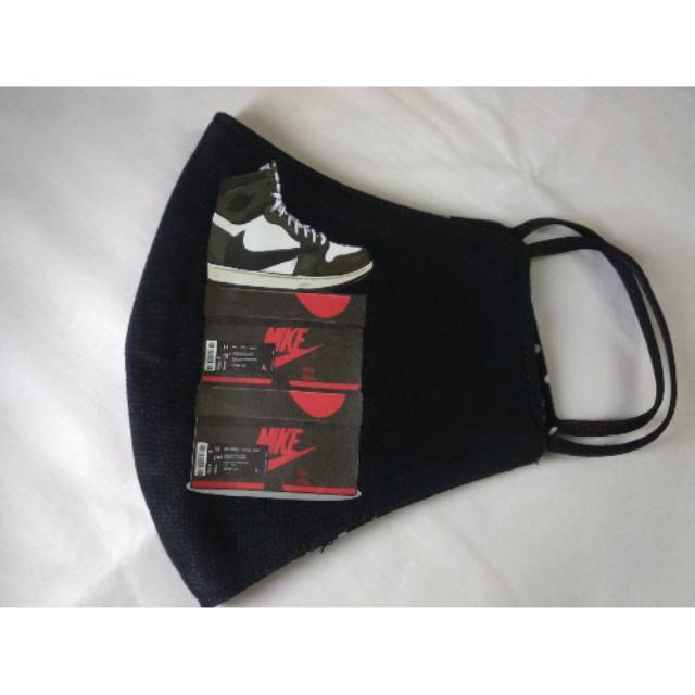 Masker kain 3 lapisan