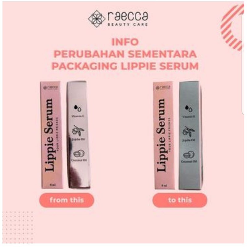 Lippie Serum By Raecca / SERUM LIPPIE/ lippie glow pop AM PM new