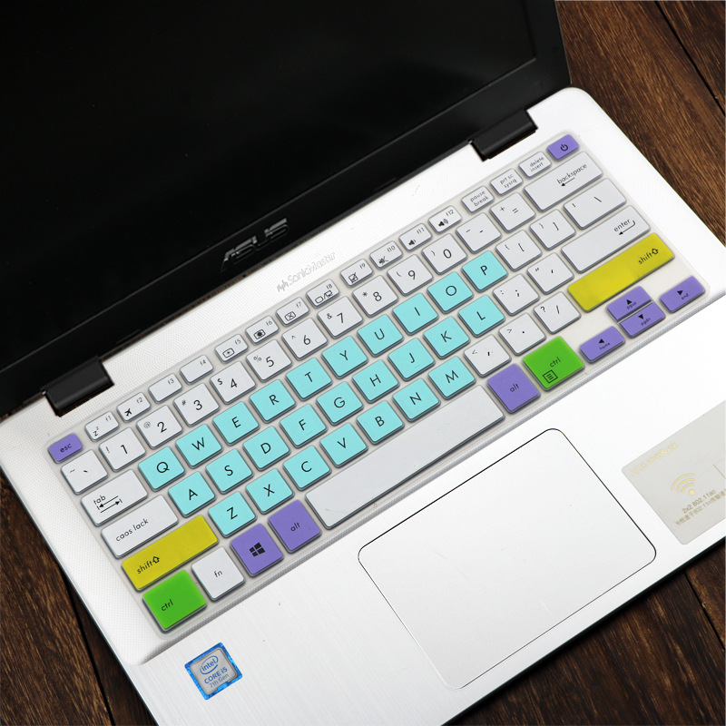 Untuk 14inch ASUS S4000U S4100V S4200U X407U PU404U E406S TP410U Pro5448 FA8265 Lembut Ultra-Tipis Silikon Pelindung Penutup Keyboard Laptop