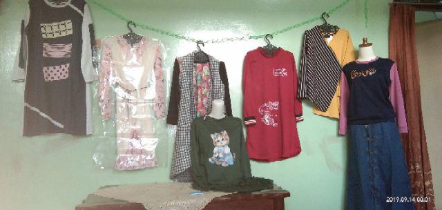 (1 Set Isi 6 ) Hanger Baju Plastik Model Batik