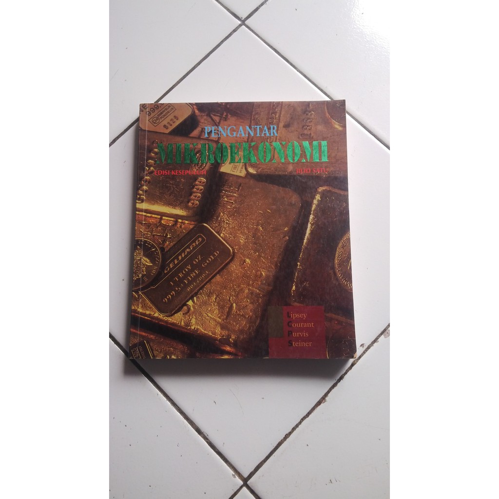 

Pengantar MIKROEKONOMI jilid 1