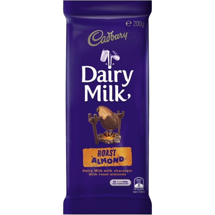 

#HANDCARRY Cadbury Dairy Milk Chocolate Almond 200g - UFOHCR1590