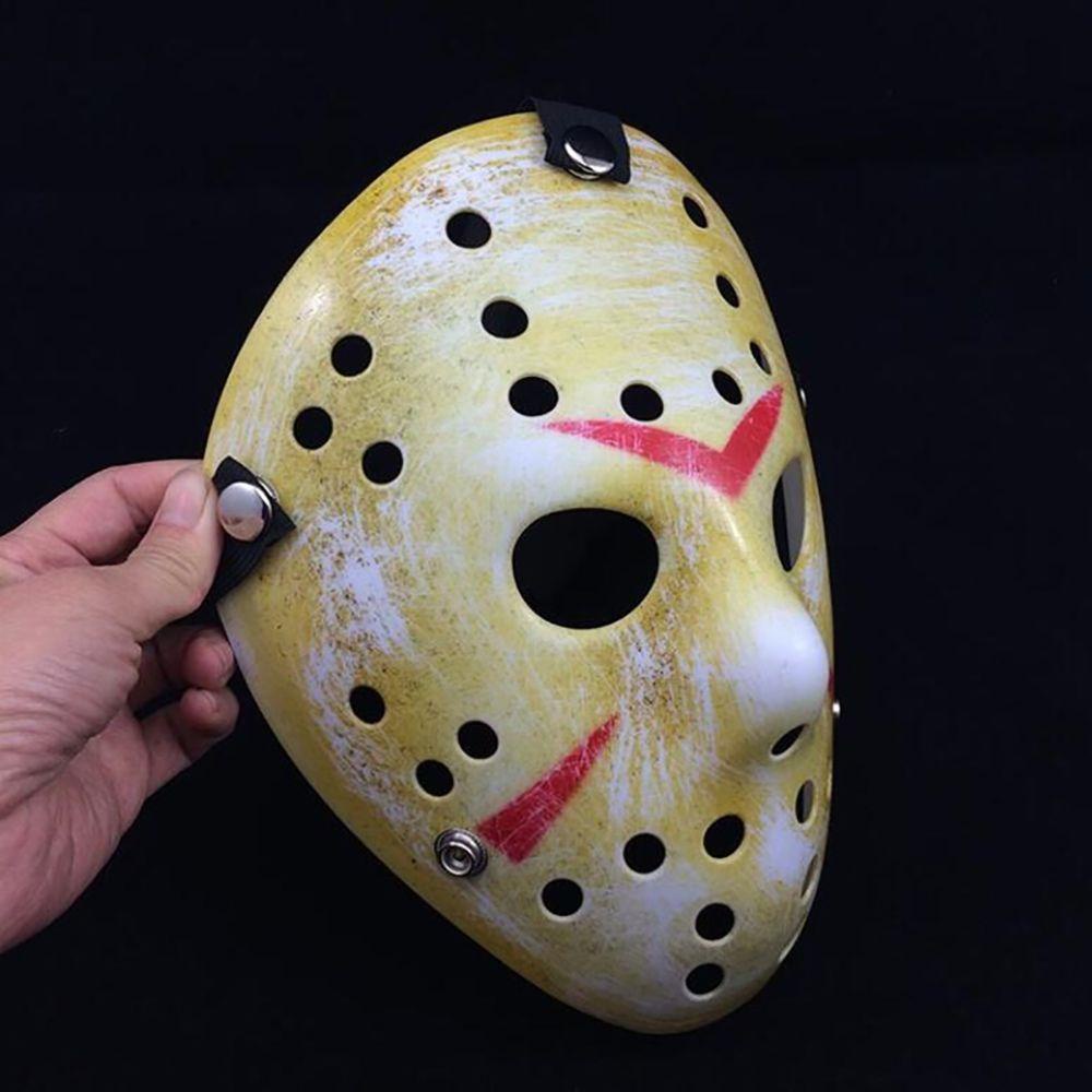 [Elegan] Masquerade Mask Jason Voorhees Hoki Penutup Wajah Festival Mardi Gras Kostum Pesta Topeng Mata Perlengkapan Pesta Jason Mask