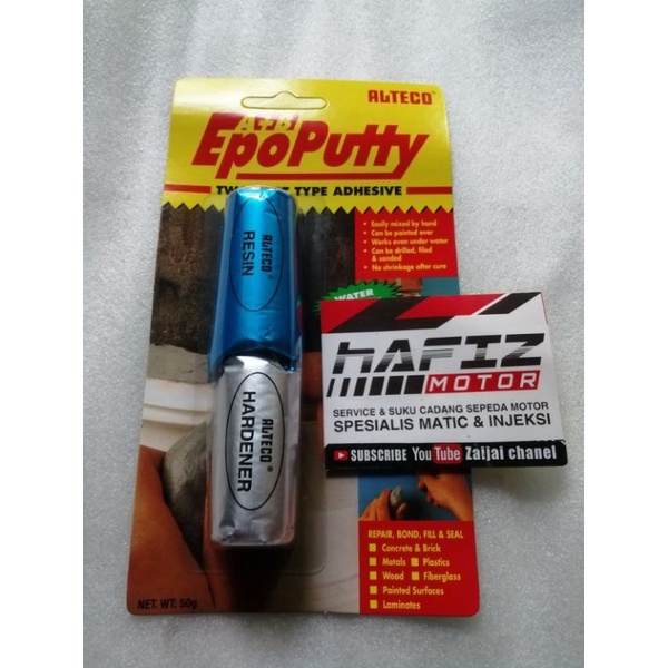 

Lem porting Lem Epo putty ALTECO 50g ASLI ORIGINAL