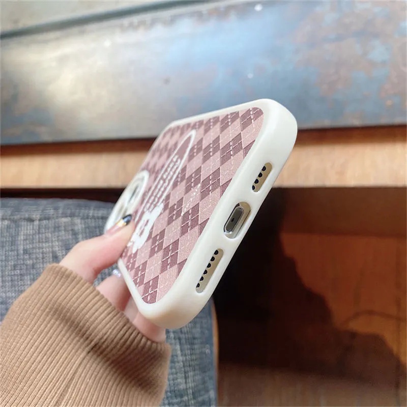 13pro 13prm Casing Soft Case Tpu Motif Kartun Ridge Bear Untuk iPhone 11 7Plus 8Plus Xr XS 13 12pro Max