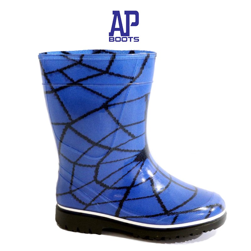 AP Boots Kids 2012 BLUE SPIDER / Sepatu Boot Anak Laki-laki Karakter