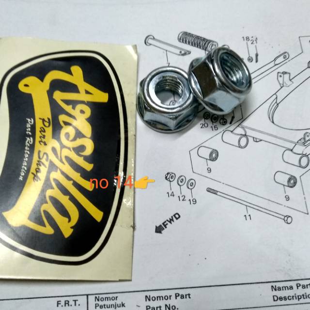 MUR AS ARM HONDA WIN ORIGINAL