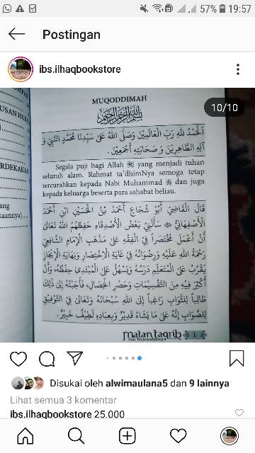 Matan taqrib dan terjemahnya