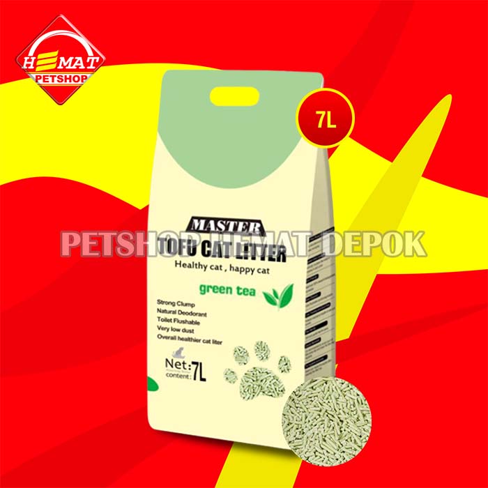 Master Tofu Soya Cat Litter Pasir Gumpal Kucing 7 Litter