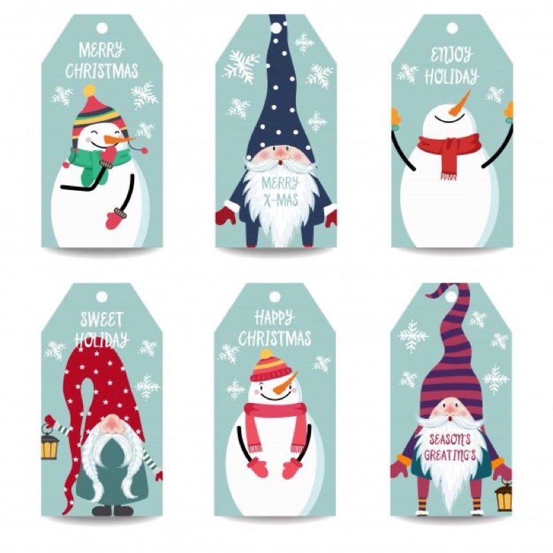 

Tag Natal/Christmas gift tags 100 pcs