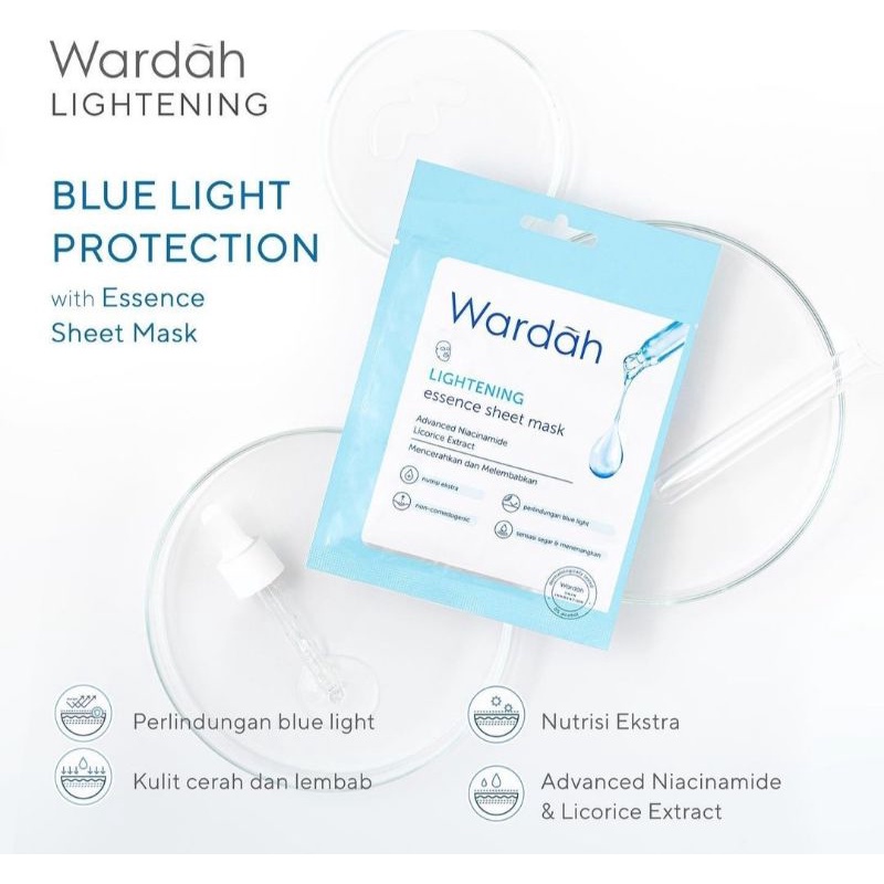 Wardah Lightening Essence Sheet Mask 20 ML