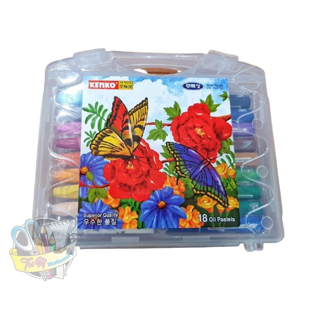

KENKO OIL PASTEL 18 WARNA NON TOXIC