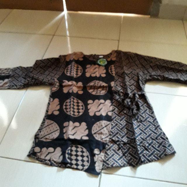 Batik Dolby Dolbi Dobby Doby Tenun Sutra Tulis Katun Atbm Baron Atasan Batik Wanita Sogan Srg308