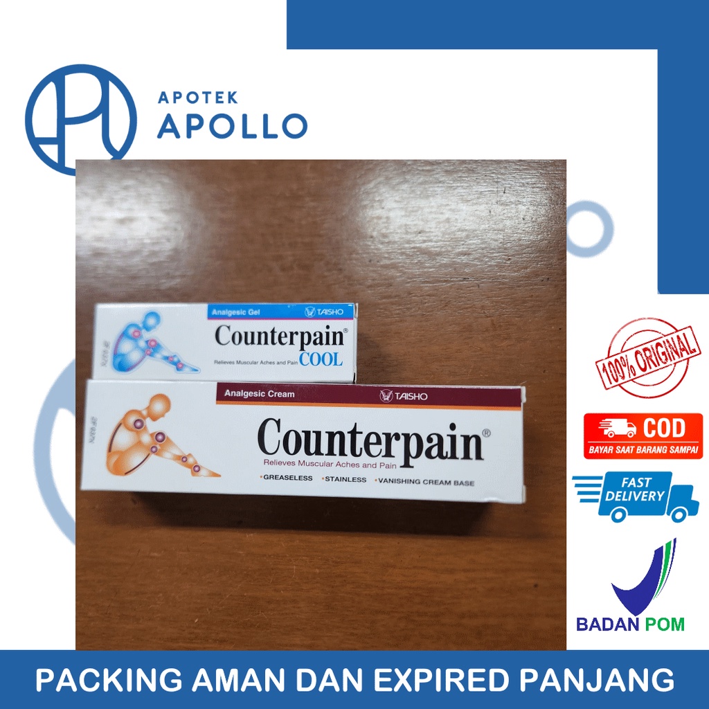 COUNTERPAIN 120GR GRATIS COUNTERPAIN COOL 30GR