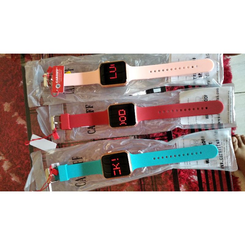 jam/tangan LED wanita merck cardiff