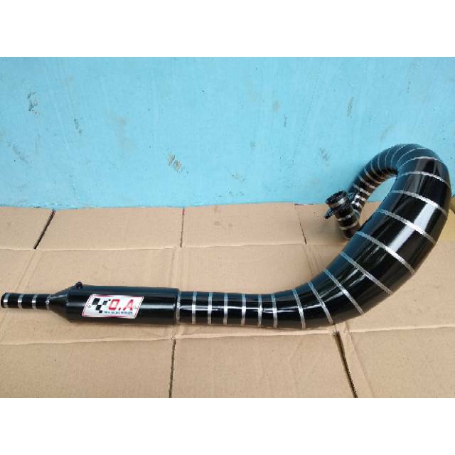 Knalpot RX KING LOBSTER black belang