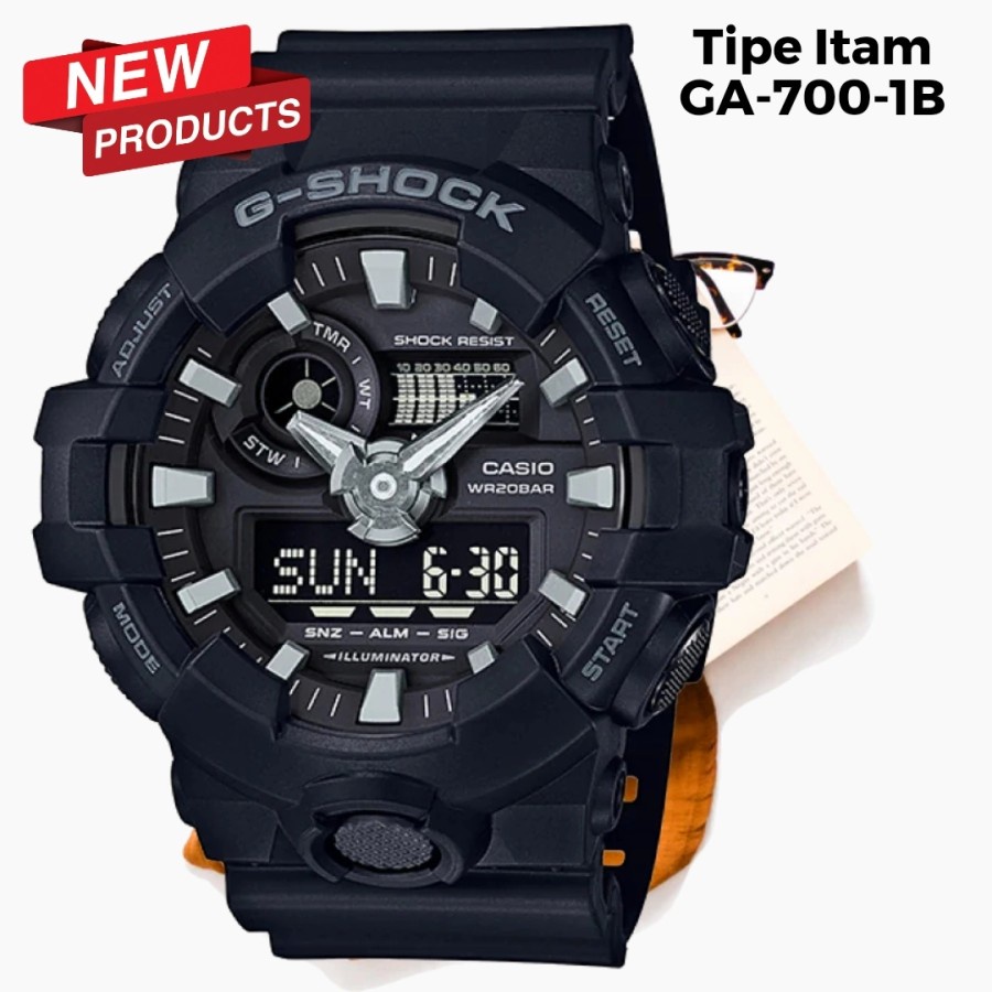 Extra Hemat Jam Tangan Casio G-Shock GA-700 Quartz Strap Rubber Jam Tangan Pria Mewah Bayar ditempat