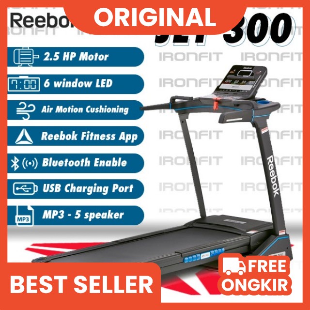 PROMO REEBOK JET 300 TREADMILL / TREADMILL ELEKTRIK