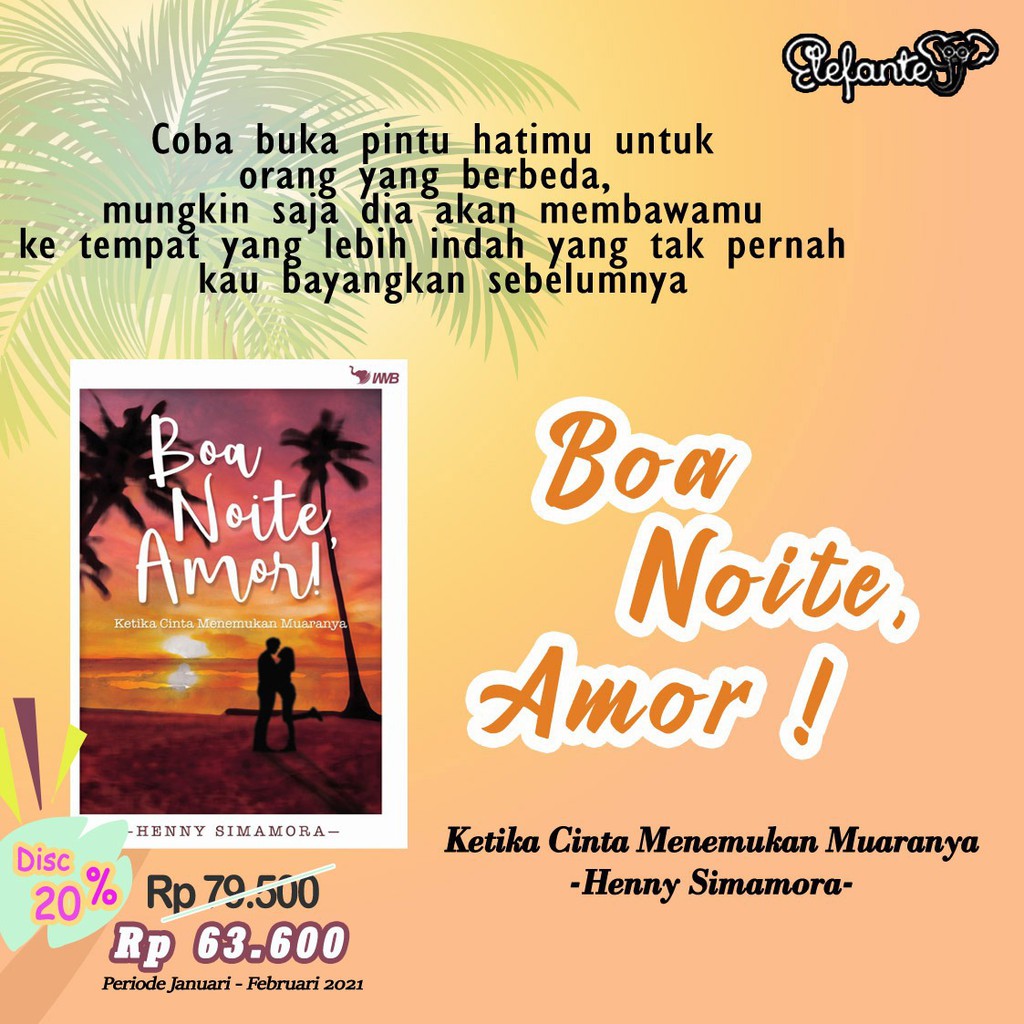 

Boa Noite Amor! (Selamat Malam Cinta) Berhadiah dompet tenun cantik by Henny Simamora