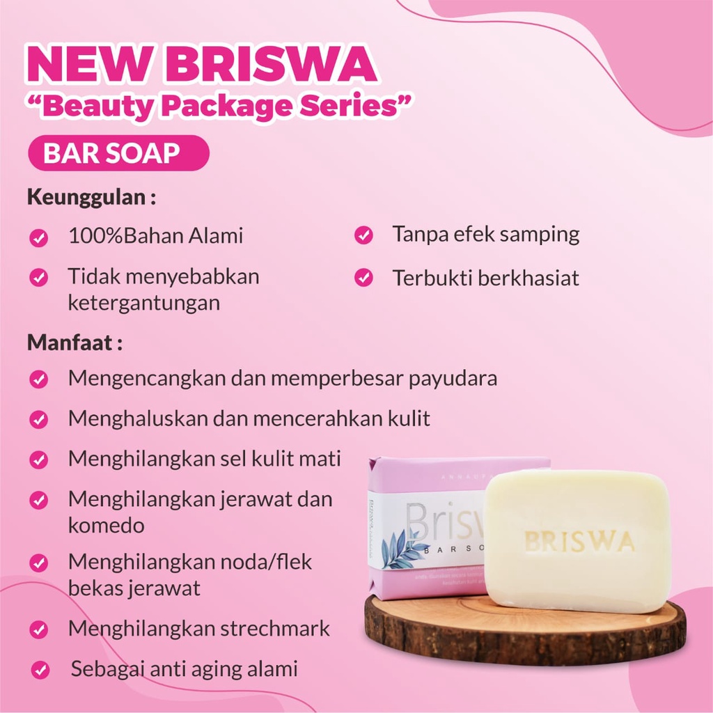 New Briswa - Beauty Package Minyak  Pembesar Pengencang Payudara Menghilangkan Bekas Jerawat