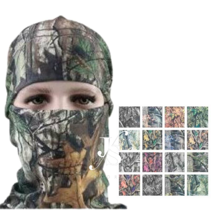 Masker BAFF MOTIF CAMO (Ranting Pohon) / Masker Baff Multifungsi Motif Camo (Ranting Pohon)
