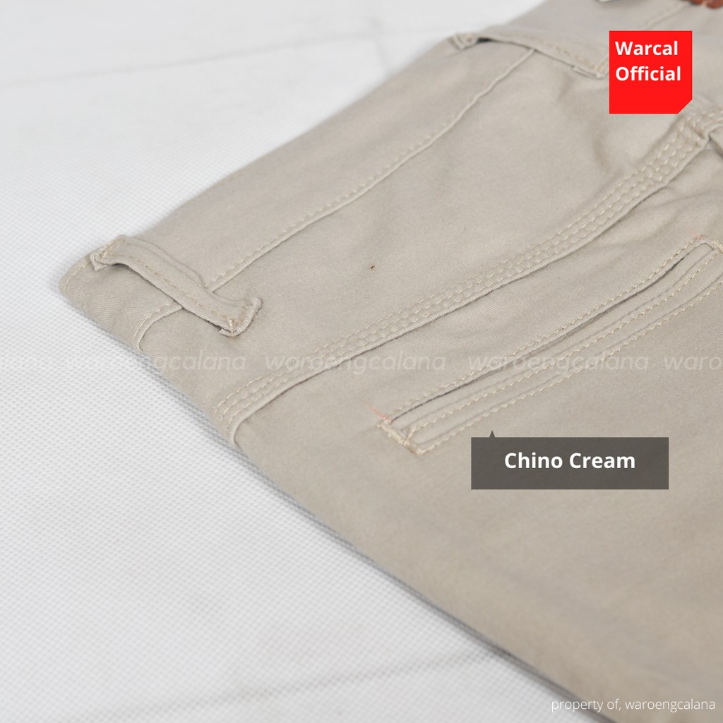 Chino Pants Cream Original Lokal Brand