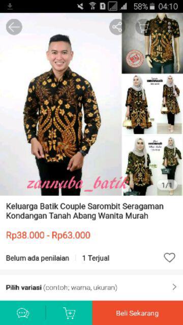 Maura Couple - Sania Ruffle Batik Couple Ori Ndoro Jowi Dnt Garansi Termurah Shopee (edisi Merah)