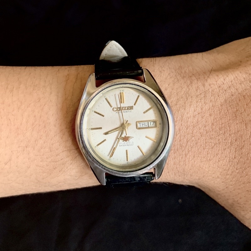 Jam Tangan Citizen Eagle Automatic 21 Jewels bkn seiko 5 bekas