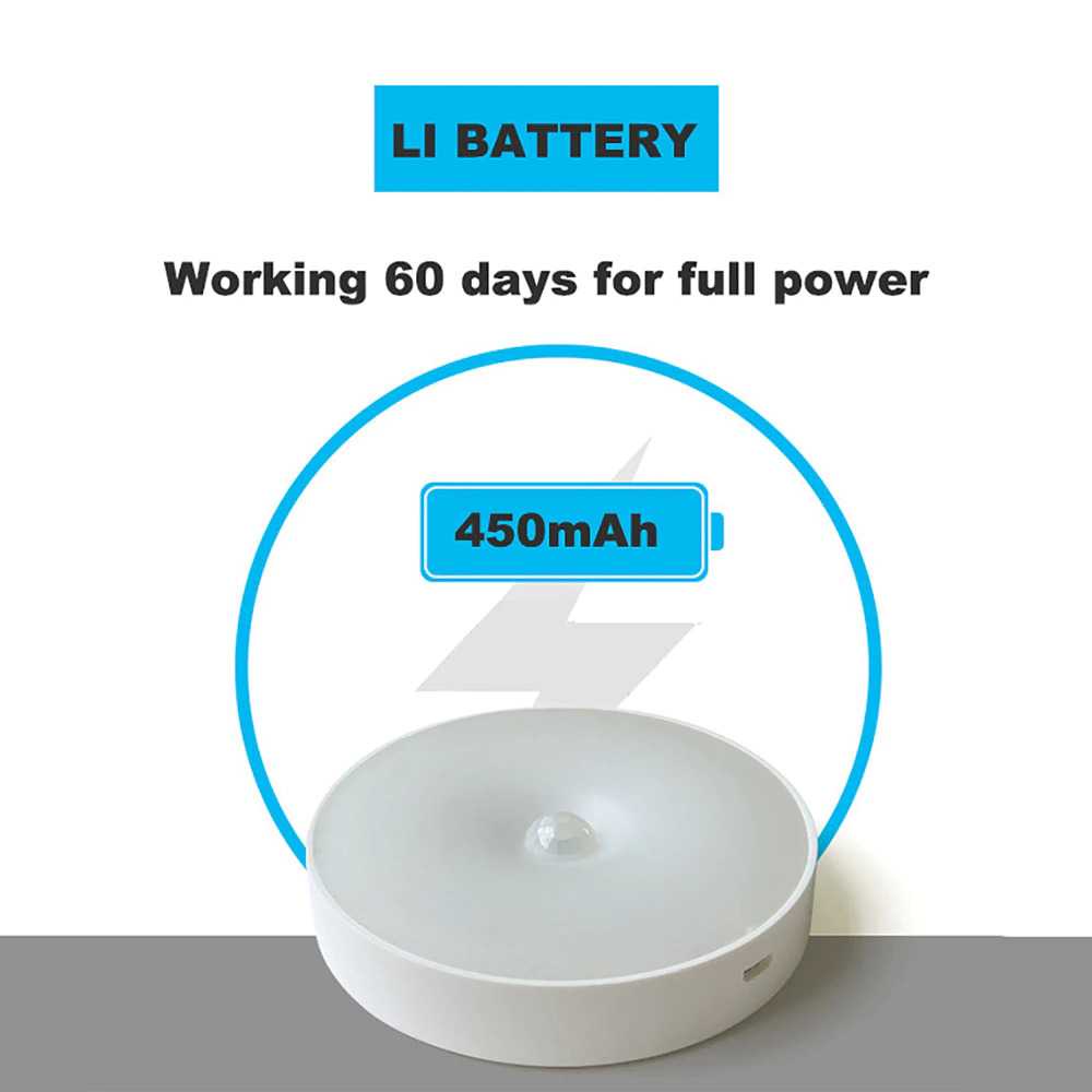 Lampu Tidur LED Night Light Sensor Warm White