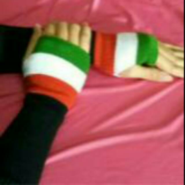 [HUSNA HIJAB] Handsock Rajut Palestine Ecer / Handsock Palestina