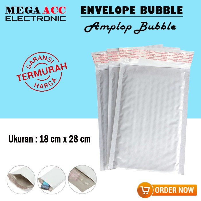 

Kantong Amplop Express Bubble Bag Matte Pearl Envelope - Ukuran 18x28