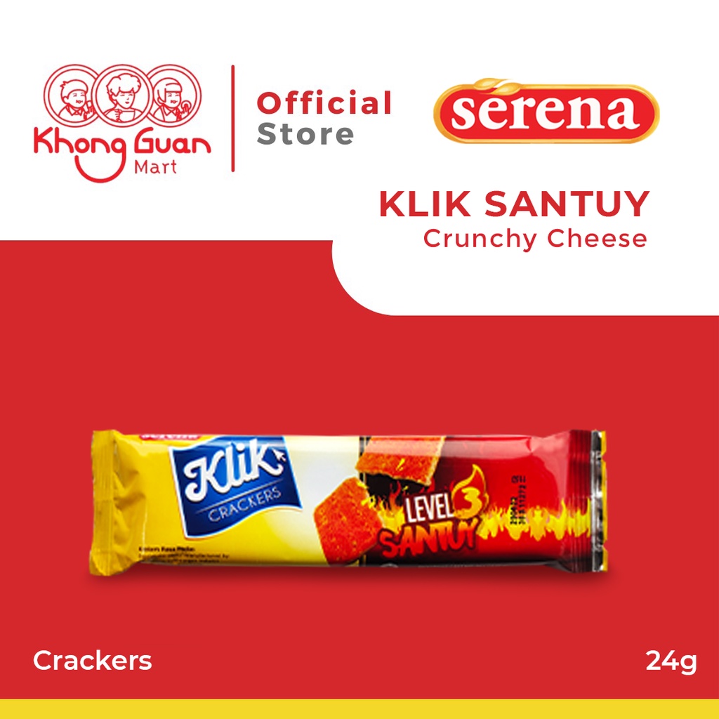 

SERENA Klik Cracker Santuy Renceng 24 Gr X 10