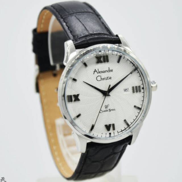 Alexandre christie original 100 % ac8457 jamtangan pria