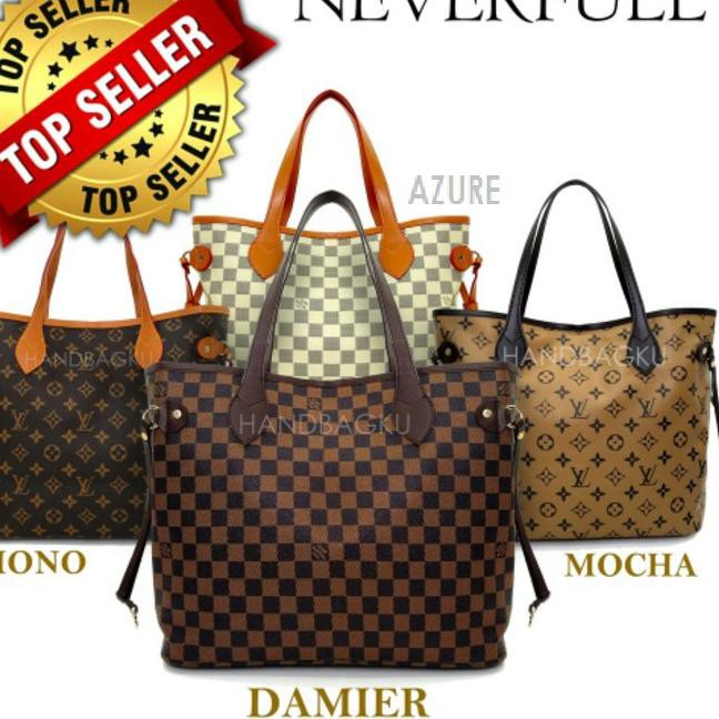 WW ✅ [PA] TAS LV NEVERFULL / TOTTE TOTE BAG LV  fashion wanita import batam  KUALITAS IMPORT Readyst
