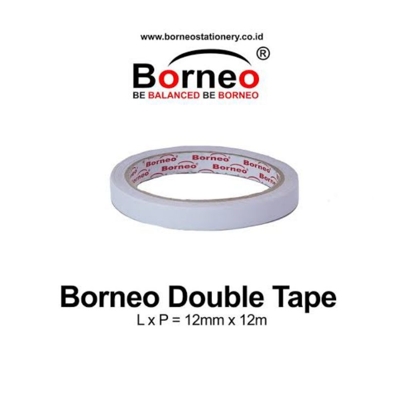

NARESWARA - ECER DOUBLE TAPE MERK BORNEO 12MM X 12