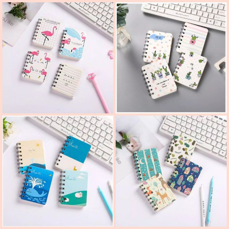 

NOTEBOOK RING MOTIF / BUKU CATATAN RING / BUKU TULIS RING