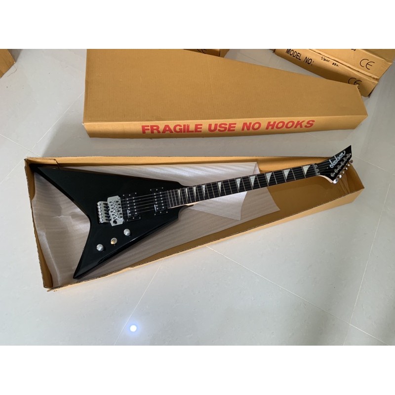 Gitar Jackson flying V RR new pickup gnb korea