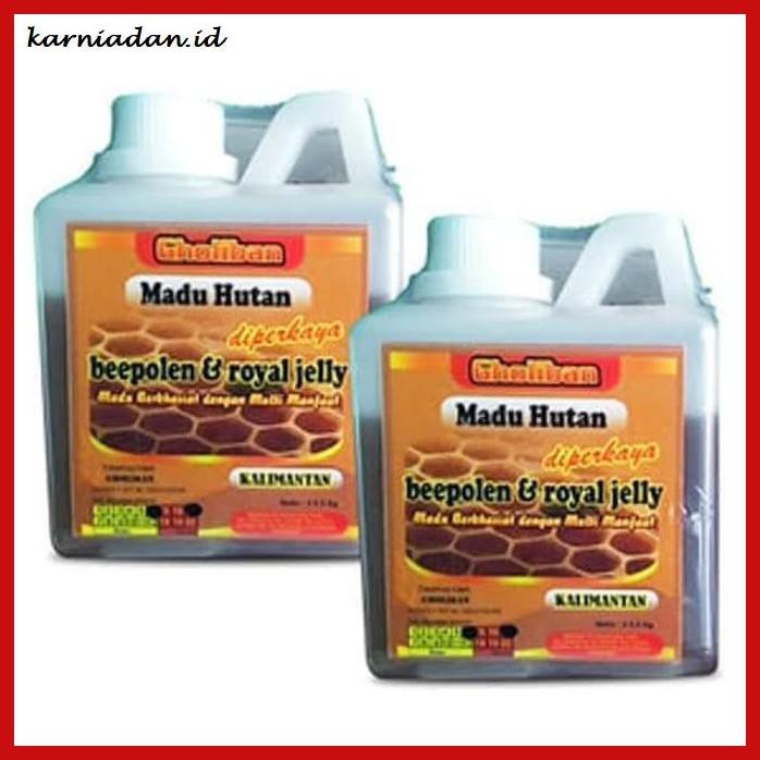 

MADU-MINUMAN- MADU HUTAN KALIMANTAN GHOLIBAN PLUS BEE POLLEN ROYAL JELLY 500 GRAM -ASLI-BUKAN-KAWE-