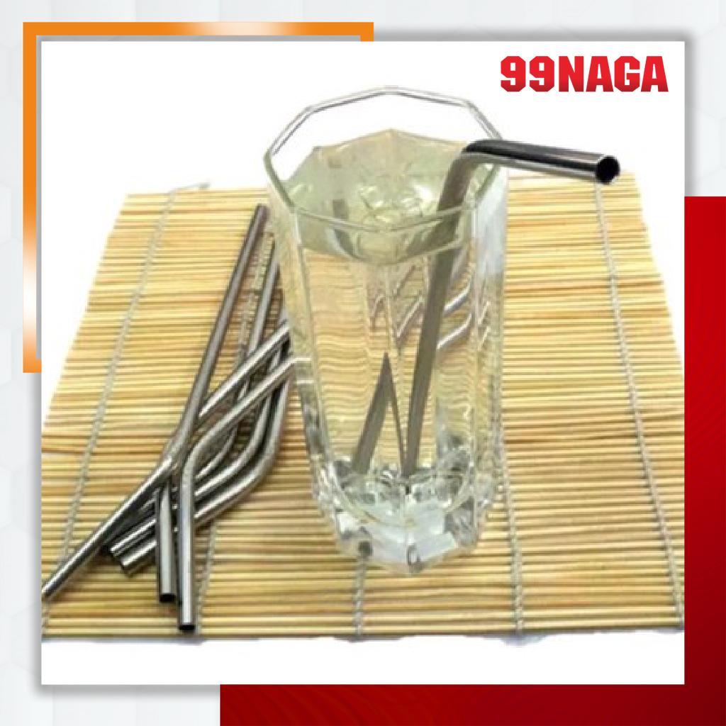 Jual Sedotan Minum Stainless Bengkok Pipet Minum Stainless Sedot